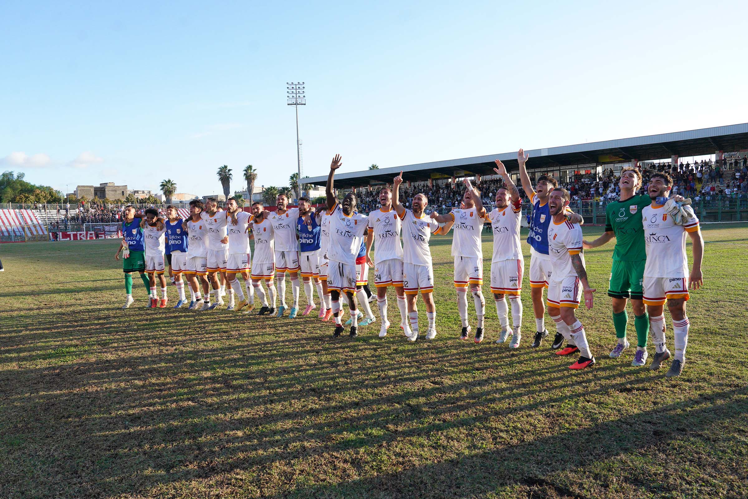 ACR Messina during the 2–0 away win against FC Vittoria in Ragusa